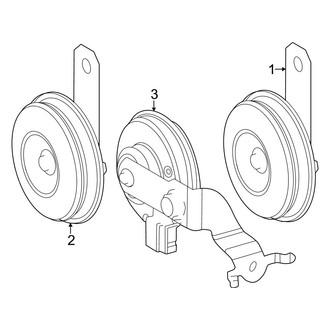 Toyota OE - Electrical - Horn