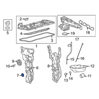 Toyota OE - Rear Engine Crankshaft Seal