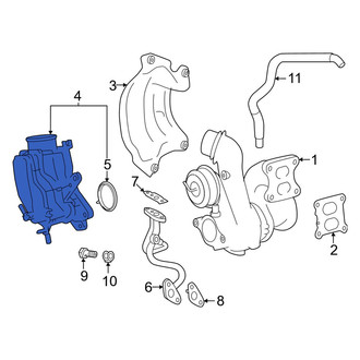 Toyota OE - Turbocharger Inlet Hose
