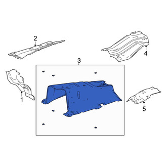 Toyota OE - Exhaust Muffler Heat Shield