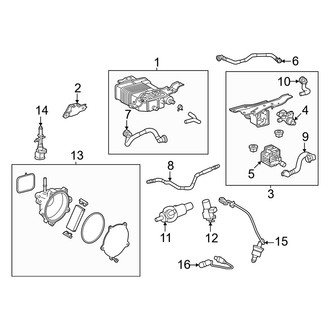 Toyota OE - Emission System - Emission Components