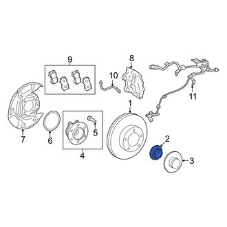Toyota OE - Front Axle Nut