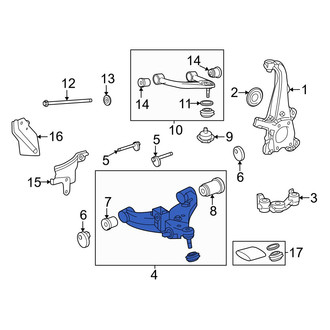 Toyota OE - Front Left Lower Suspension Control Arm
