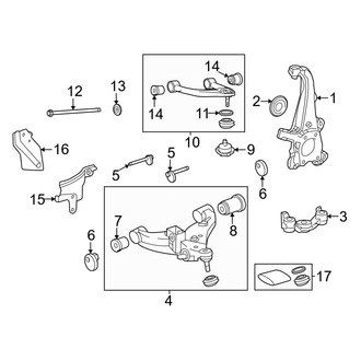 Toyota OE - Front Suspension - Suspension Components