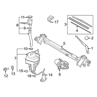 Toyota OE - Windshield - Wiper & Washer Components
