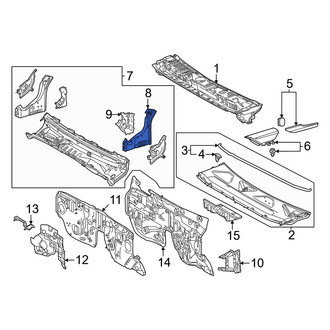Toyota OE - Front Left Cowl Side Panel
