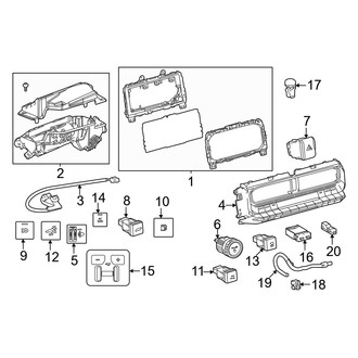 Toyota OE - Instrument Panel - Cluster & Switches