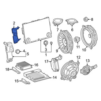 Toyota OE - Left GPS Navigation System Bracket