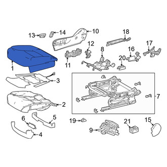 Toyota OE - Front Right Seat Cover