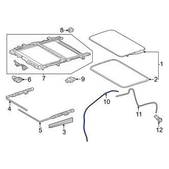 Toyota OE - Front Sunroof Drain Hose