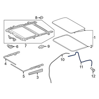 Toyota OE - Rear Left Sunroof Drain Hose