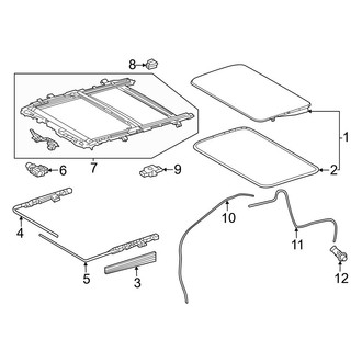 Toyota OE - Roof - Sunroof (With Sunroof)