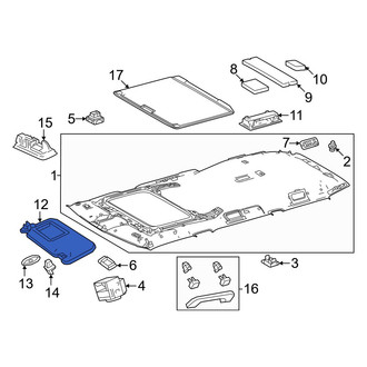 Toyota OE - Front Left Sun Visor