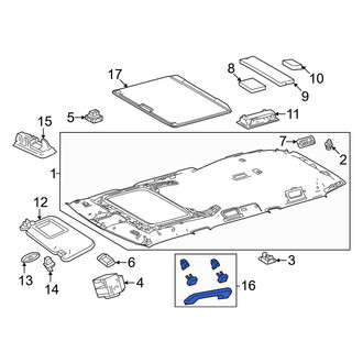 Toyota OE - Rear Left Interior Grab Bar