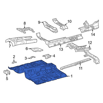 Toyota OE - Front Floor Pan