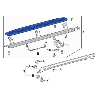 Toyota OE - Right Running Board Step Pad
