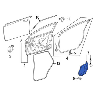 Toyota OE - Front Left Door Access Cover