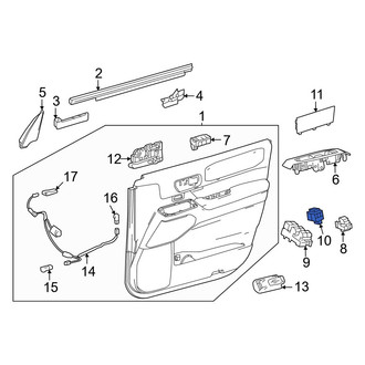 Toyota OE - Right Door Lock Switch