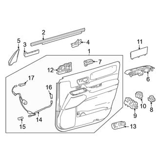Toyota OE - Front Door - Interior Trim