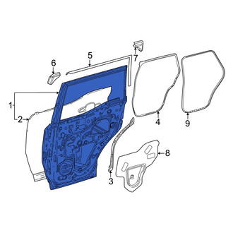 Toyota OE - Rear Right Door Shell