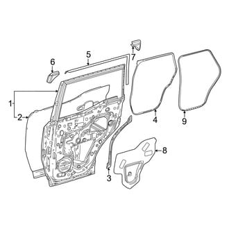 Toyota OE - Rear Door - Door & Components
