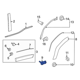 Toyota OE - Wheel Arch Molding Clip