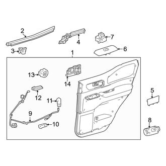 Toyota OE - Rear Door - Interior Trim
