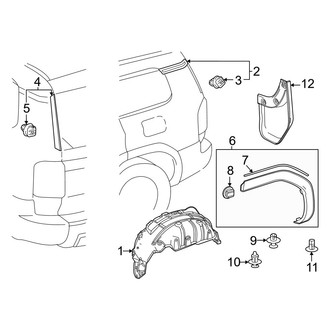 Toyota OE - Quarter Panel - Exterior Trim