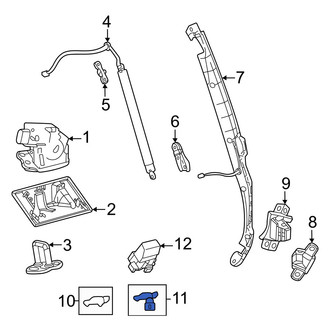 Toyota OE - Liftgate Latch Release Switch
