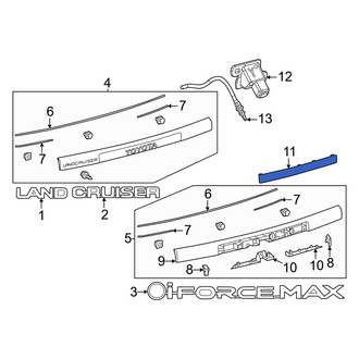 Toyota OE - Rear Liftgate Finish Panel