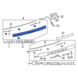 Toyota OE - Rear Liftgate Finish Panel