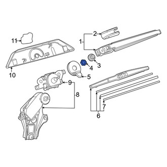 Toyota OE - Wiper Arm Nut