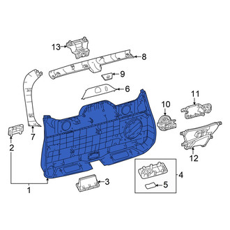 Toyota OE - Rear Lower Liftgate Trim