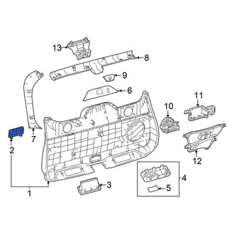 Toyota OE - Liftgate Trim Cap