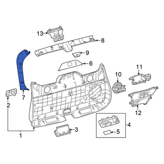 Toyota OE - Rear Left Liftgate Trim