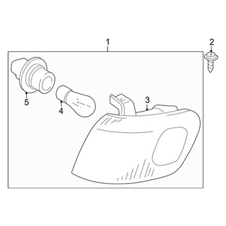 Toyota OE - Front Lamps - Signal Lamps