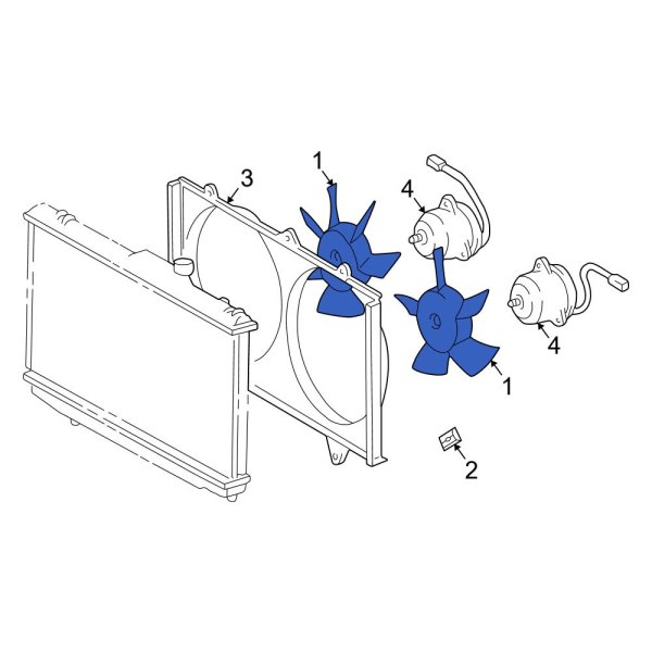 Engine Cooling Fan Blade