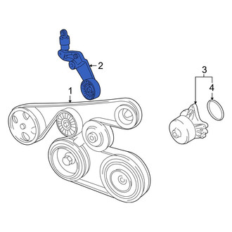 Toyota OE - Accessory Drive Belt Tensioner Assembly