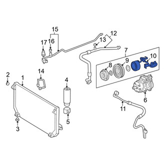 Toyota OE - A/C Compressor Clutch Coil