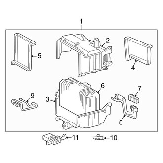 Toyota OE - Air Conditioner & Heater - Evaporator Components