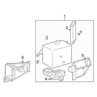 Toyota OE - Air Conditioner & Heater - Heater Components