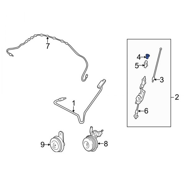 Radio Antenna Base Nut