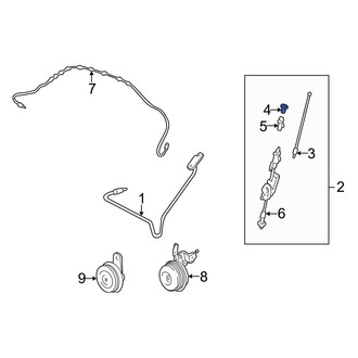 Toyota OE - Radio Antenna Base Nut