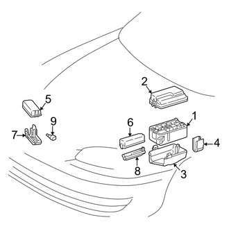 Toyota OE - Electrical Components (Under Hood)