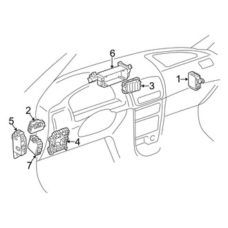 Toyota OE - Electrical Components (Under Instrument Panel)