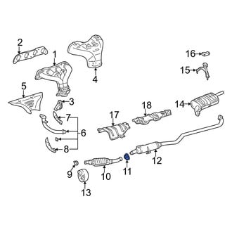 Toyota OE - Catalytic Converter Clamp