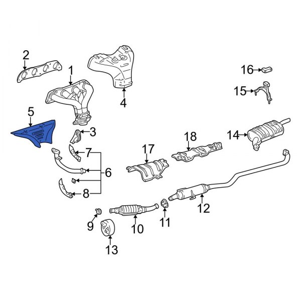 Exhaust Manifold Heat Shield