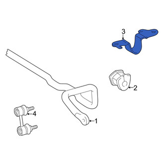 Toyota OE - Front Left Suspension Stabilizer Bar Bracket