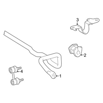 Toyota OE - Front Suspension - Stabilizer Bar & Components
