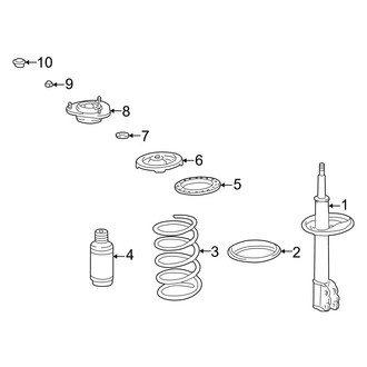Toyota OE - Front Suspension - Struts & Components